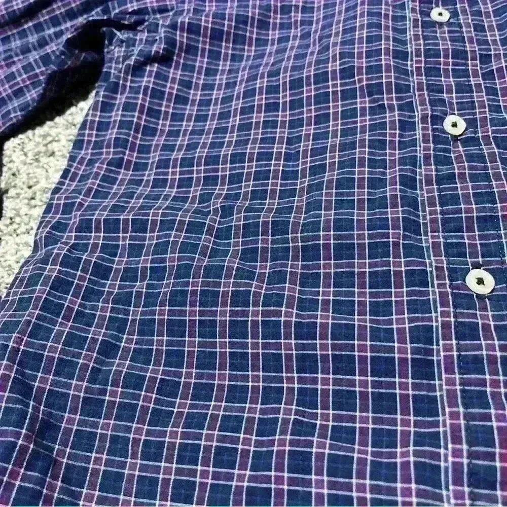 Ralph Lauren Shirt Boys Size 6 Button Down Plaid Red/ Pink & Blue Long Sleeve